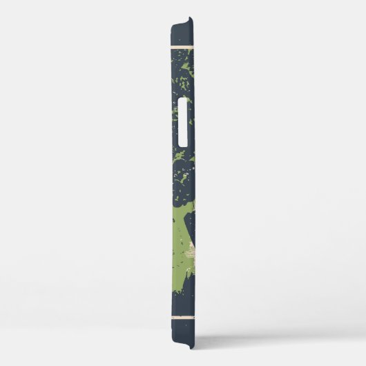 Coques Case-Mate iPhone Typographie de Rome : Poster Tour Eiffel. (Verso / Droite)