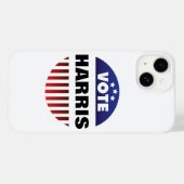 Coques Case-Mate iPhone Typographie d'étoiles et de stries du vote - Élect (Verso (horizontal))