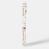 Coques Case-Mate iPhone Typographie du chocolat multilingue Word Cloud (Verso / Droite)