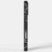 Coques Case-Mate iPhone Typographie du tableau noir (Verso / Droite)