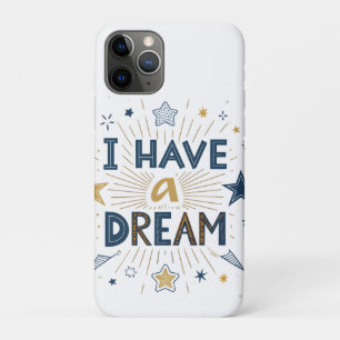 Case-Mate iPhone Case Typographie en forme d'étoile « J'ai un rêve »