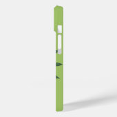 Coques Case-Mate iPhone Typographie esthétique Feuille du printemps vert (Verso / Gauche)
