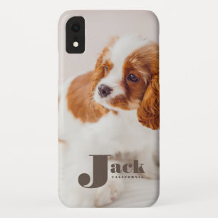 Case-Mate iPhone Case Typographie et photo des noms d'animaux familiers