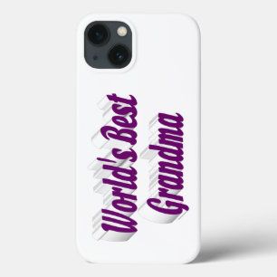 Case-Mate iPhone Case Typographie grand-mère violet