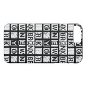Coques Case-Mate iPhone Typographie grunge de Bronx New York | (Dos (Horizontal))