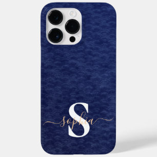 Coque Pour Pour iPhone 14 Pro Max Typographie minimaliste moderne Nom monogrammé