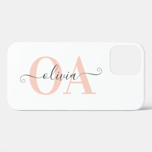 Coques Case-Mate iPhone Typographie moderne première simple classe (Verso (horizontal))