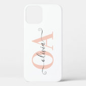Coques Case-Mate iPhone Typographie moderne première simple classe (Verso)