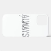 Coques Case-Mate iPhone Typographie moderne, simple, tendance Toujours Fab (Verso (horizontal))