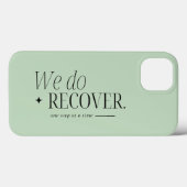 Coques Case-Mate iPhone Typographie Nous Rétrécions, Soutien Sobriété (Verso (horizontal))