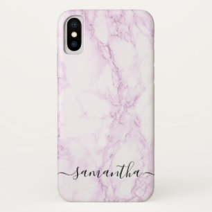 Case-Mate iPhone Case Typographie personnalisée du nom de script en marb