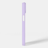 Coques Case-Mate iPhone Typographie & Script Lilac Lavender Monogramme (Verso / Droite)