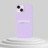 Typographie & Script Lilac Lavender Monogramme