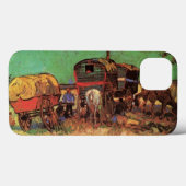 Coques Case-Mate iPhone Tziganes avec caravanes par Vincent van Gogh (Verso (horizontal))