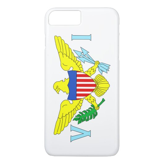 Coques Case-Mate iPhone U.S. Drapeau des Îles Vierges (Dos)