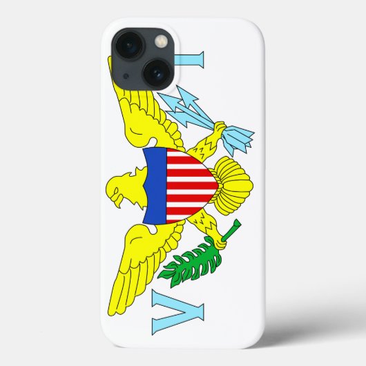 Coques Case-Mate iPhone U.S. Les Îles Vierges (Verso)