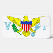 Coques Case-Mate iPhone U.S. Les Îles Vierges (Verso (horizontal))