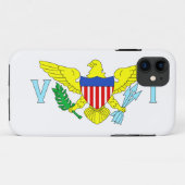 Coques Case-Mate iPhone U.S. Les Îles Vierges (Dos (Horizontal))