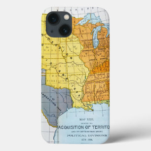 iPhone 13 COQUE U.S. MAP, 1776-1884