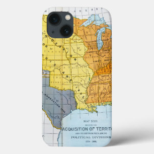 COQUES POUR iPhone U.S. MAP, 1776-1884