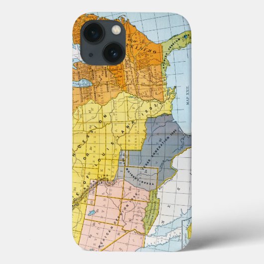 COQUES Case-Mate iPhone U.S. MAP, 1776-1884 (Verso)