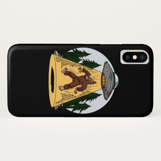 Coques Case-Mate iPhone UFO étranger drôle de l'espace d'abduction de (Dos (Horizontal))