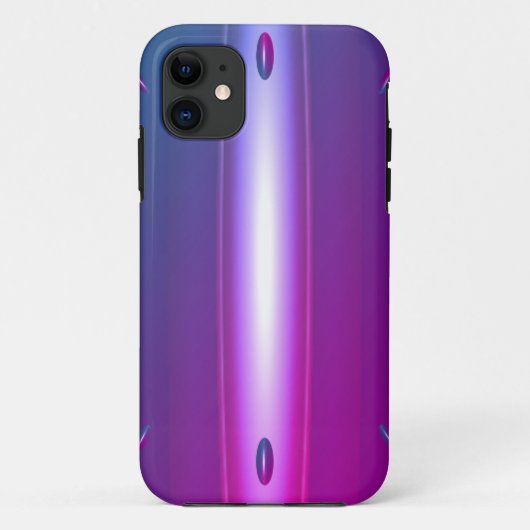 Coques Case-Mate iPhone UFO violet ressemblant à des métaux (Dos)
