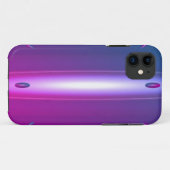 Coques Case-Mate iPhone UFO violet ressemblant à des métaux (Dos (Horizontal))
