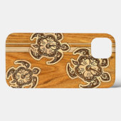 Coques Case-Mate iPhone Uhane Honu Faux Wood Hawaiian Turtle iPad Air Case (Verso (horizontal))