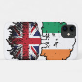 Coques Case-Mate iPhone UK British Irish Ireland Tree Roots Flag (Dos (Horizontal))