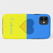 Coques Case-Mate iPhone Ukraine Drapeau bleu jaune Thunder_Cove (Dos (Horizontal))