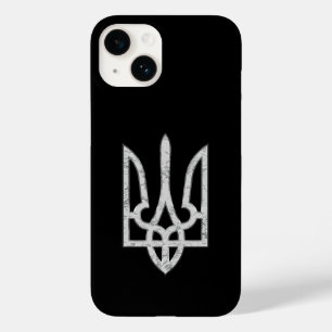 Coque Pour iPhone 14 Ukraine Trident Gyrfalcon Crest