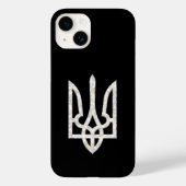 Coques Case-Mate iPhone Ukraine Trident Gyrfalcon Crest marbre or (Verso)