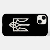 Coques Case-Mate iPhone Ukraine Trident Gyrfalcon Crest marbre or (Verso (horizontal))