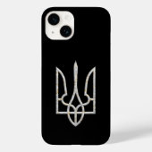 Coques Case-Mate iPhone Ukraine Trident Gyrfalcon Crest marbre or (Verso)