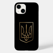 Coques Case-Mate iPhone Ukraine Trident Gyrfalcon Crest or (Verso)