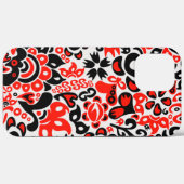 Coques Case-Mate iPhone Ukrainian ethnic folk art floral pattern absrtact (Verso (horizontal))