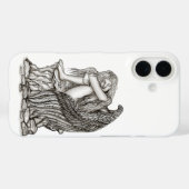 Coques Case-Mate iPhone Un ange endormi sur la pierre (Verso (horizontal))