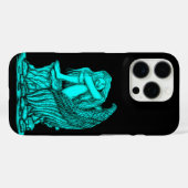 Coques Case-Mate iPhone Un ange endormi sur la pierre (Verso (horizontal))