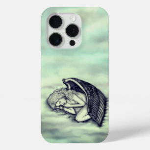 Coque iPhone 15 Pro Un Ange endormi sur les nuages des cieux