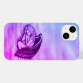 Coques Case-Mate iPhone Un Ange endormi sur les nuages des cieux (Verso (horizontal))