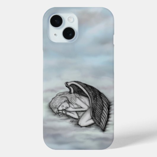 Coques Case-Mate iPhone Un Ange endormi sur les nuages des cieux (Verso)