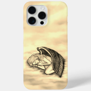 Coque iPhone 15 Pro Max Un Ange endormi sur les nuages des cieux
