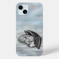 Un Ange endormi sur les nuages des cieux