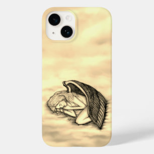 Coque Pour iPhone 14 Un Ange endormi sur les nuages des cieux