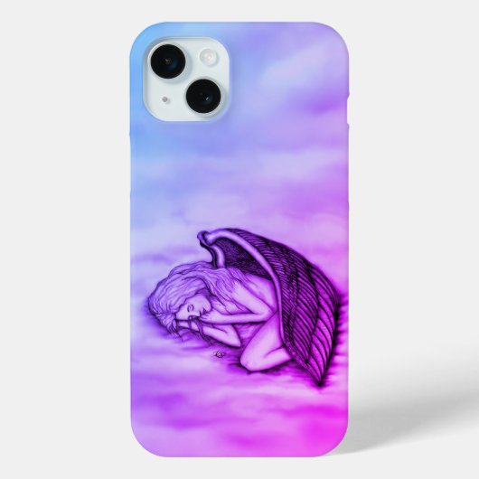 Coques Case-Mate iPhone Un Ange endormi sur les nuages des cieux (Verso)