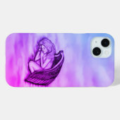 Coques Case-Mate iPhone Un Ange endormi sur les nuages des cieux (Verso (horizontal))