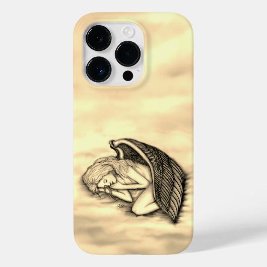 Coques Case-Mate iPhone Un Ange endormi sur les nuages des cieux (Verso)
