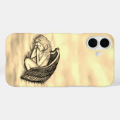 Coques Case-Mate iPhone Un Ange endormi sur les nuages des cieux (Verso (horizontal))