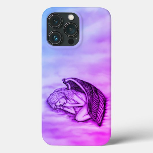 Coques Case-Mate iPhone Un Ange endormi sur les nuages des cieux (Verso)